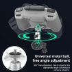 DJI RC/RC 2 BRDRC Drone Remote Adapter Base Bike Holder (Black Silver) - 6