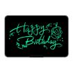 21" Rechargeable LCD Drawing Board for Kids, Black/Green Graffiti Style - 1