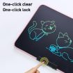 21" Rechargeable LCD Drawing Board for Kids, Black/Green Graffiti Style - 6