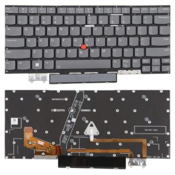 Backlit Keyboard for Lenovo Thinkpad X1 YOGA 6th 2021 (Gray) - 1