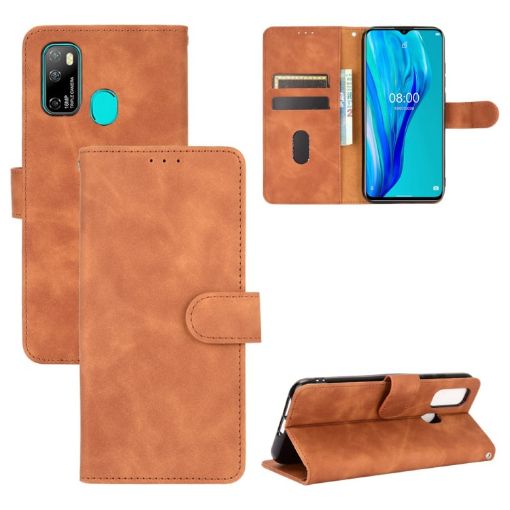 Ulefone Note 9P PU Leather Case with Holder & Wallet (Brown) - 1