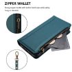 Ulefone Note 18 Ultra/Pro Leather Case: 9 Card Slots & Strap, Green - 5