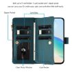 Ulefone Note 19 Dark Green Leather Case: 9 Card Slots & Hand Strap - 3