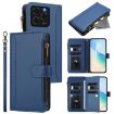 Ulefone Note 20 Pro Leather Case: Magnetic, 9 Card Slots, Dark Blue - 1