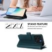 Ulefone Note 20 Pro Dark Green Leather Case, 9 Card Slots, Hand Strap - 4