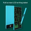 6.5+6.0" Black/Green LCD Drawing Board Writing Tablet, Thin Design - 2