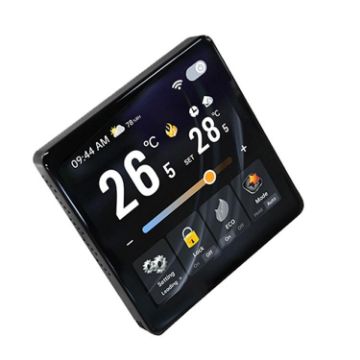 BHT-2005GALW Smart Thermostat: 4" WiFi, Water Heating, Black - 1