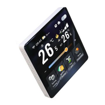 BAC-2005EL 4" Screen Smart Room Thermostat, Four Channels, White - 1