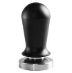 51mm Black Stainless Steel Coffee Tampon Hammer Pressure Tool - 1
