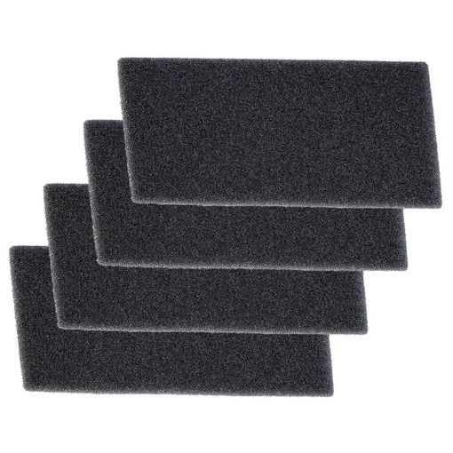 4pcs Black Dryer Sponge Filter for Bauknecht Whirlpool HX 481010354757 - 1