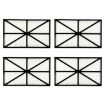 4pcs Ultra-Fine Pool Cleaner Filters, Model RCX70101 - 1
