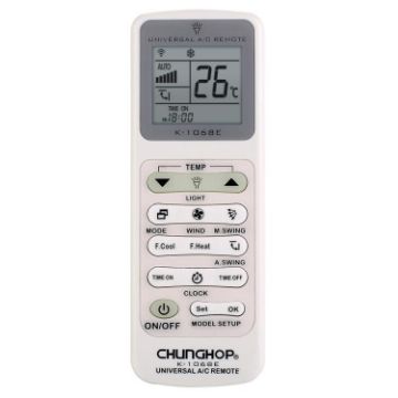 Universal CHUNGHOP K-1068E AC Remote Control with Torch - 1