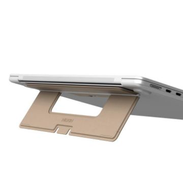 NILLKIN DualWing Adhesive Laptop Stand - Khaki - 1