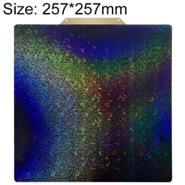 PEI Coating Starry PET Film 3D Printing Build Plate 257x257mm - 1
