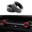 Mazda Axela CX-30 2020-2022 Multimedia Knob Decorative Ring Black - 1