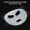Vibration Massage Photon Rejuvenation Mask, EU Plug (Black) - 3