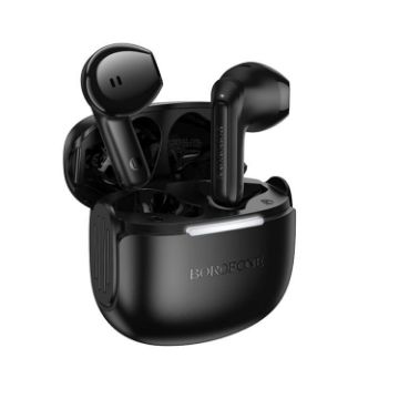 Borofone FQ8 TWS Wireless Bluetooth Earbuds (Black) - 1
