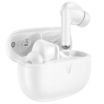 Borofone FQ10 Joyful TWS Wireless Earbuds (White) - 1
