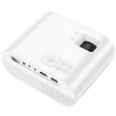 hoco DT1 720P 140ANSI Wireless Projector WiFi Bluetooth US Plug White - 4