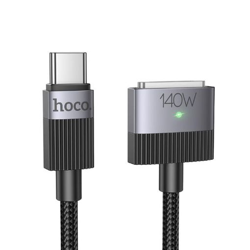 hoco U141 1.8m Type-C to Mag3 Magnetic Charging Cable (Black) - 1