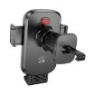 hoco H78 Vista Air Outlet Car Phone Holder, Black Grey - 6