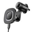 hoco HW30 Magnetic Wireless Charging Car Phone Holder (Black Grey) - 1