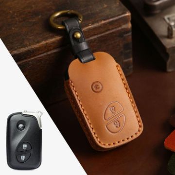 Lexus RX270/ES240/LX570 Crazy Horse Cowhide Key Cover (3-button) - 1