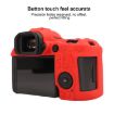 Canon EOS R5 Mark II Glossy Red Silicone Protective Case - 4