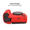 Canon EOS R5 Mark II Glossy Red Silicone Protective Case - 6