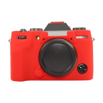 FUJIFILM X-T50 Red Glossy Soft Silicone Protective Case - 1