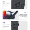 RGB Laser Light LED Stage Lamp with Remote Control (Black) - 6