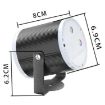 Mini LED Stage Laser Light - Cylindrical Starry Lamp + Remote (Black) - 2
