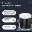 Mini LED Stage Laser Light - Cylindrical Starry Lamp + Remote (Black) - 6