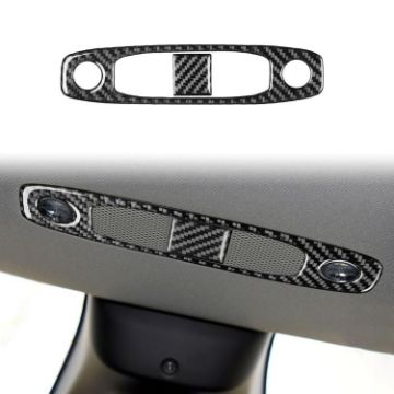 Tesla Model 3/Y Carbon Fiber Reading Light Sticker Set (Black) - 1