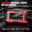 FOXSUR FBC1206F 12V 6A Smart Car Motorcycle Battery Charger, US Plug - 2