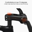 TOSEEK K01 Carbon Fiber Handlebar Riser Faucet, -12, 100mm Gloss - 4