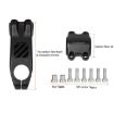 TOSEEK K01 Carbon Handlebar Riser, -12, 120mm (Gloss) - 3