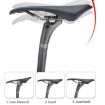 TOSEEK Carbon Fiber Bike Seat Tube, 27.2x350mm, Grey - 4