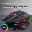 HXSJ T500 White 2.4G Rechargeable Backlight Wireless Mouse - 3