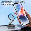 XZK101 Gun Metal Folding Magnetic Car Phone Holder - 2