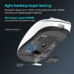 HXSJ T700 Tri-mode Wireless Mouse - Lightweight, White - 5
