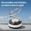 XZK104 Gen 2 Magnetic Folding Car Phone Holder (Gun Metal) - 5
