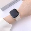 Concave Leopard Buckle Silicone Band for Apple Watch 44-49mm (Starlight) - 3