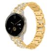 18mm Gold Diamond Steel Watch Band for Garmin Venu 2S/4S/3S - 1