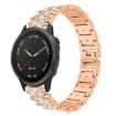 Garmin Fenix 8/7S/6S/5S Diamond Jewelry Steel Band Rose Gold - 1