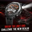 KT85 Outdoor Sports Smart Watch with Flashlight, 5ATM, 1.43" (Black) - 5