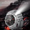 KT85 Outdoor Sports Smart Watch with Flashlight, 5ATM, 1.43" Screen, Grey - 6