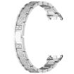 Xiaomi Smart Band 10/9/8 Diamond Stainless Steel Watch Band Silver - 2