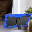 Samsung Galaxy Tab S10 FE+ Shockproof Silicone PC Case, Black/Blue - 6
