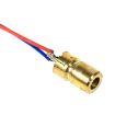 5V Adjustable Diode Laser Module - 10 Pack Red Dot Laser Heads - 4